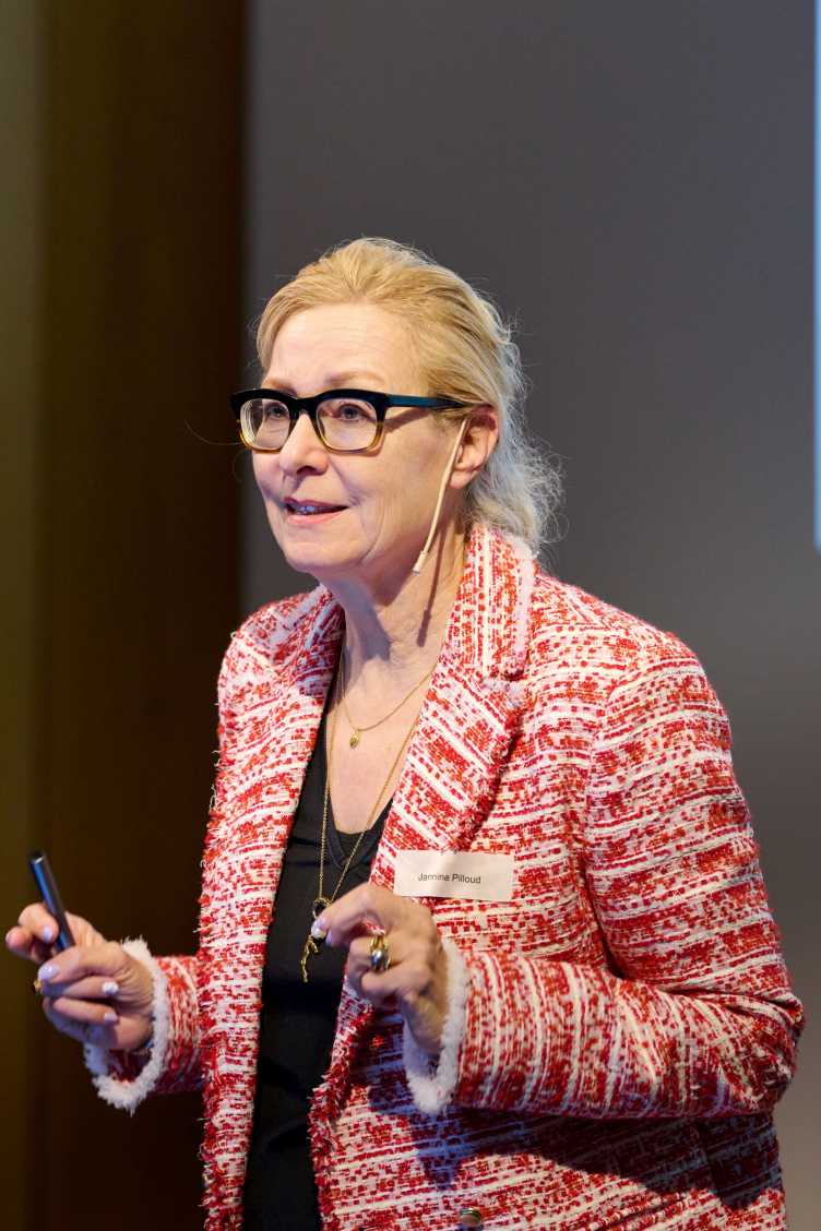 Jeannine Pilloud, Präsidentin ETH Alumni, Head of Partnerships for Innovation ETH Zürich (Bild: Gion Pfander)